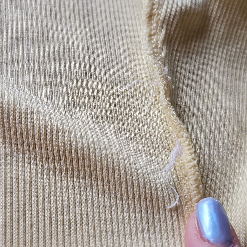 Wilfred Sloane Ruffled Tank Top In Yellow L - Picture 14 of 16